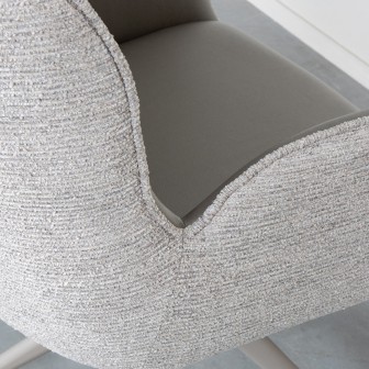 Eetkamerstoel Lasse - Forest - Microfiber - Taupe Frame