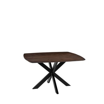 Eetkamertafel Blake - Espresso - Mangohout - 130x130 cm