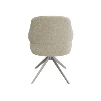 Eetkamerstoel Bern - Naturel - Boucle - Taupe Frame