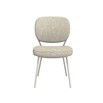 Eetkamerstoel Singapore - Naturel - Boucle - Taupe Frame