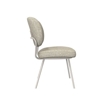 Eetkamerstoel Singapore - Naturel - Boucle - Taupe Frame