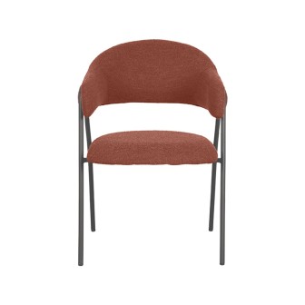 Eetkamerstoel Lowen - Terra - Boucle - Black Frame