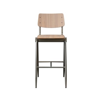 Barkruk Solid - Walnoot - Hout - Zithoogte 86