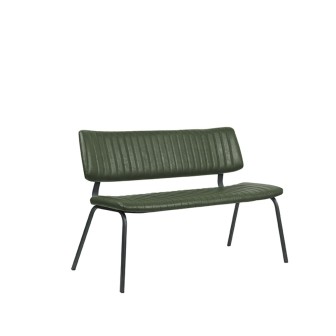 Eetkamerbank Gusto - Hunter - PU-Leder - 120 cm