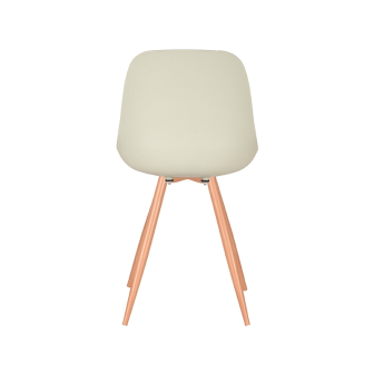 Eetkamerstoel Rimini - Breeze - Kunststof - Oak Metal Woodcover