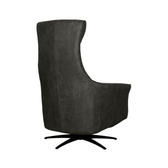Fauteuil Lund - Antraciet - Micro Suede - One Size