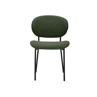 Eetkamerstoel Senn - Forest - Boucle - Black Frame