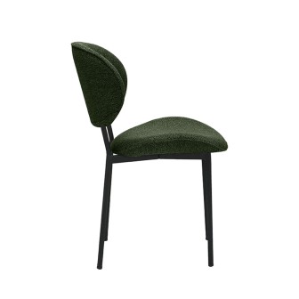 Eetkamerstoel Senn - Forest - Boucle - Black Frame