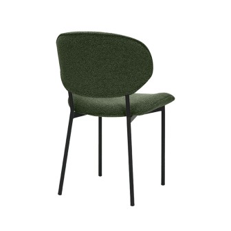 Eetkamerstoel Senn - Forest - Boucle - Black Frame