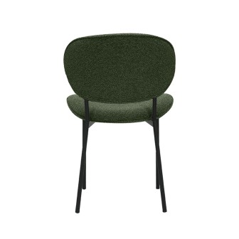 Eetkamerstoel Senn - Forest - Boucle - Black Frame