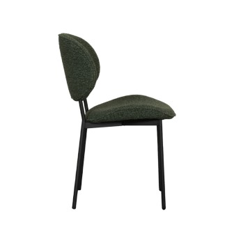 Eetkamerstoel Senn - Forest - Boucle - Black Frame