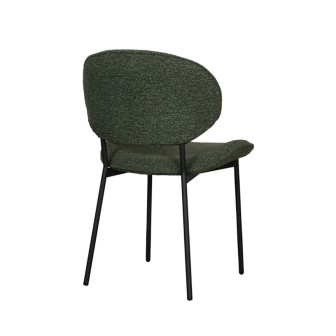 Eetkamerstoel Senn - Forest - Boucle - Black Frame