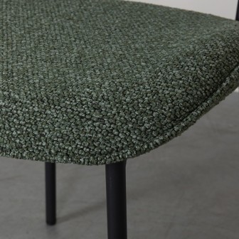 Eetkamerstoel Senn - Forest - Boucle - Black Frame