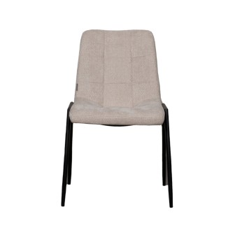 Eetkamerstoel Noor - Naturel - Elite - Black Frame
