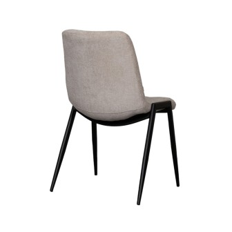 Eetkamerstoel Noor - Naturel - Elite - Black Frame