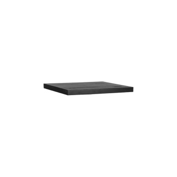 Eetkamertafel I_Tafelblad Straight Edge - Zwart - Mangohout - 70 cm Straight