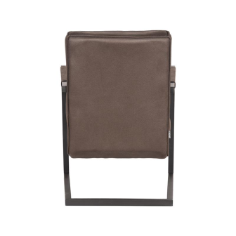 Fauteuil Denmark - Antraciet - Microfiber