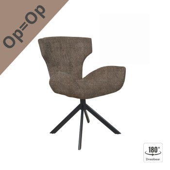 Eetkamerstoel Denmark | Draaipoot metaal | Sino Wood 108