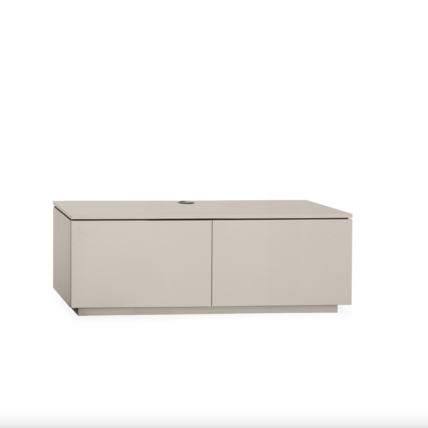 Tv-kast Maison Hoog | Zwevend | 2 Klepdeuren | Lamulux Ivory | 120 cm