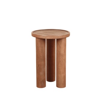 Bijzettafel Elly - Nature - Mangohout - 42 cm