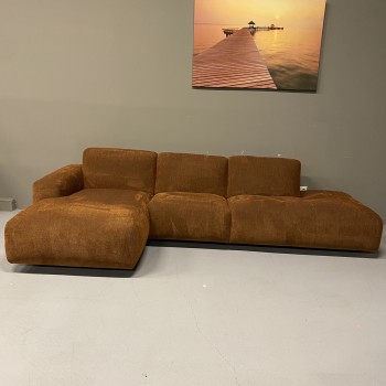 Hoekbank Beaumont | chaiselong  groot + 1,5 zits + open eiland groot