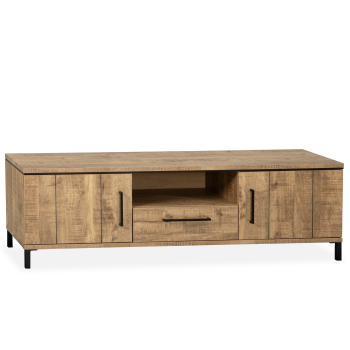 Tv-kast Maurits midden | 2 deurs 1 lade | Lamulux Mango