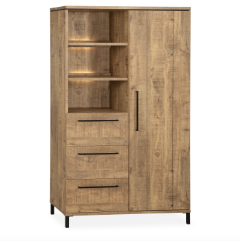 Wandkast Maurits | 1 deurs 3 la | Lamulux Mango