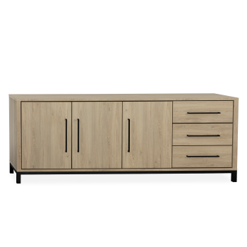 Dressoir Merlijn | 3 deurs | Lamulux Old Oak