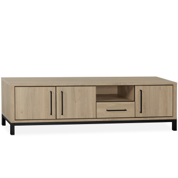 Tv-kast Merlijn groot | 3 deurs  | Lamulux Old Oak