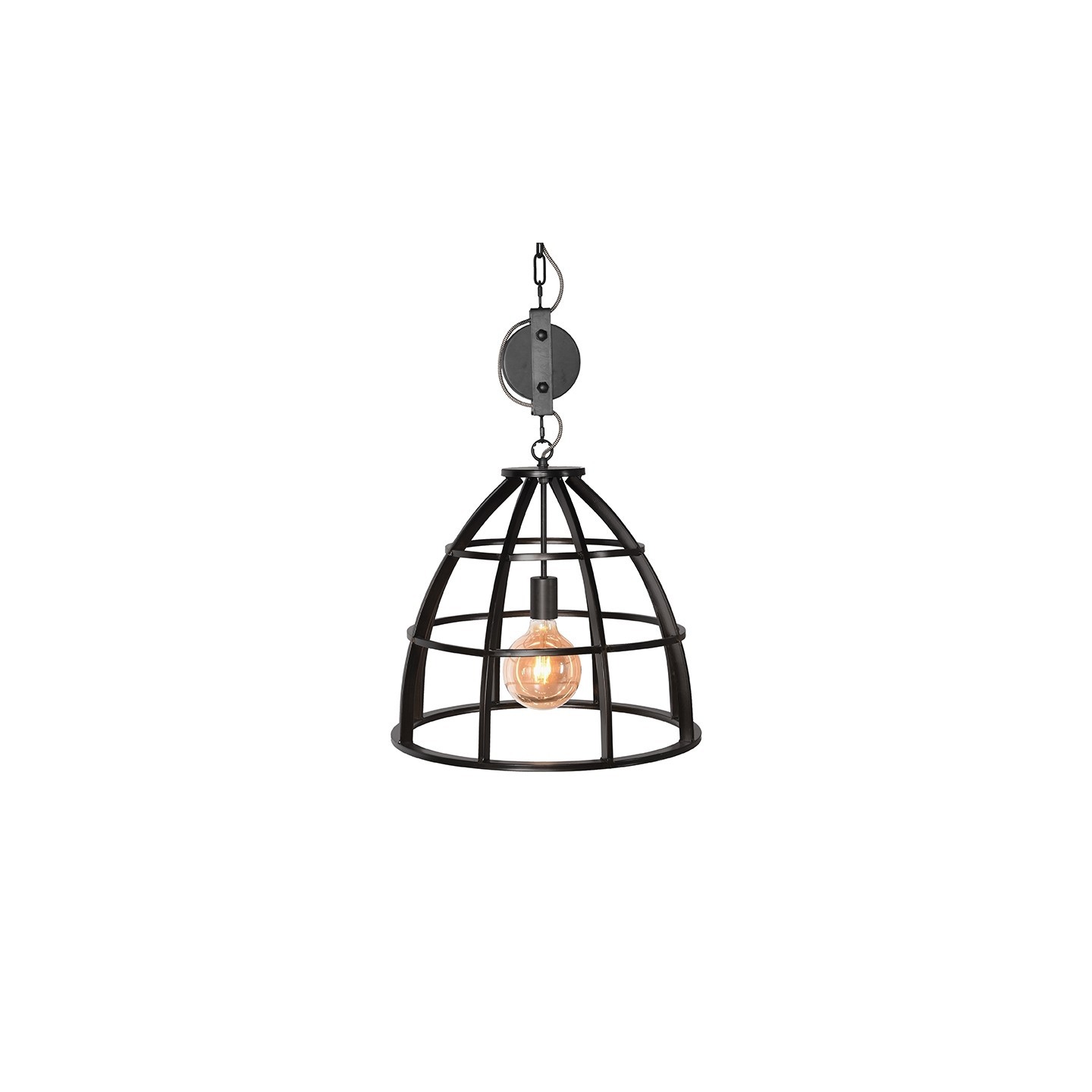 Hanglamp Fuse - Zwart - Metaal