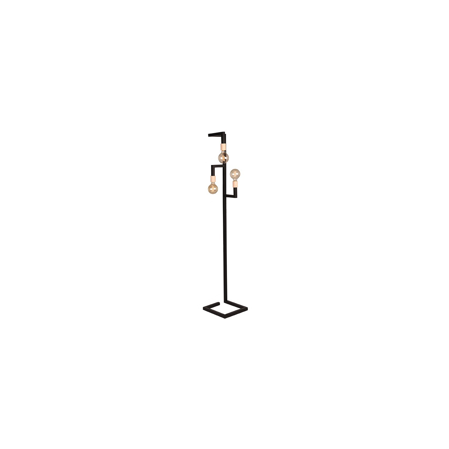 Vloerlamp Loco - Zwart - Metaal