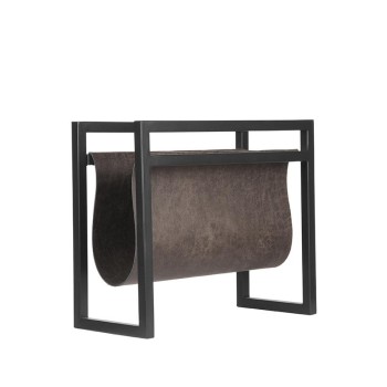 Magazinehouder - Antraciet - Leder - One Size