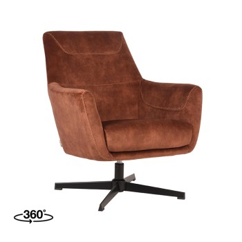 Fauteuil Toby - Rust -...
