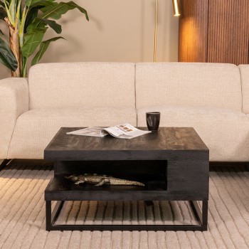 Salontafel Cube - Zwart -...