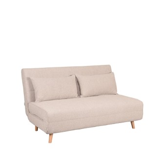 Slaapbank Double - Naturel - Boucle - Double | Naturel Poot