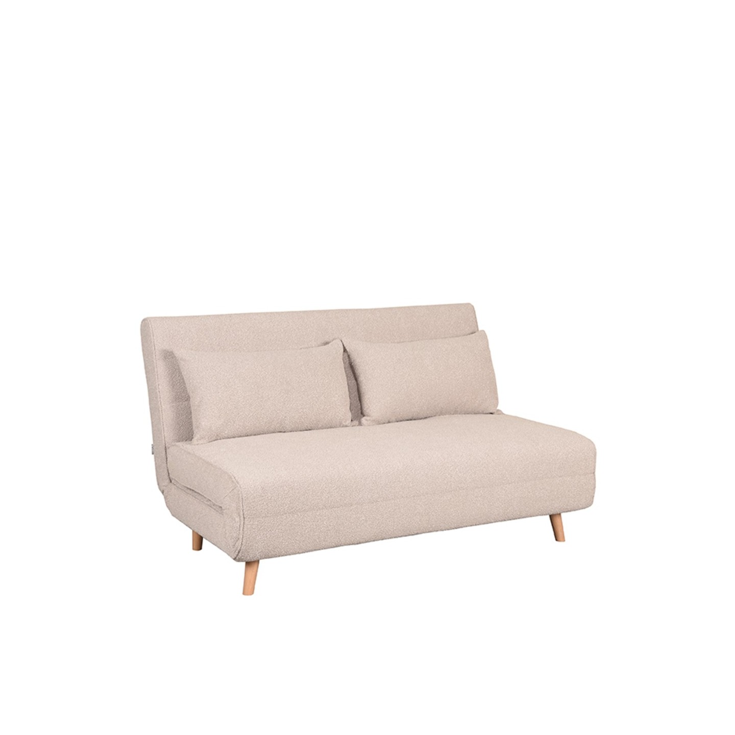 Slaapbank Double - Naturel - Boucle - Double | Naturel Poot