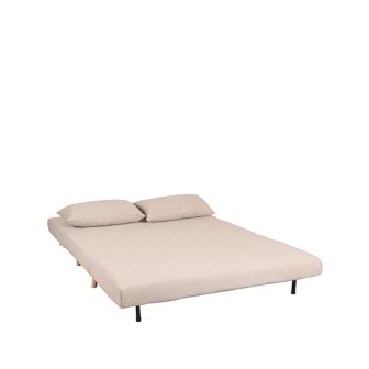 Slaapbank Double - Naturel - Boucle - Double | Naturel Poot