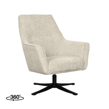 Fauteuil Tod - Naturel -...