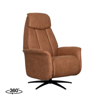Fauteuil Oslo - Cognac -...
