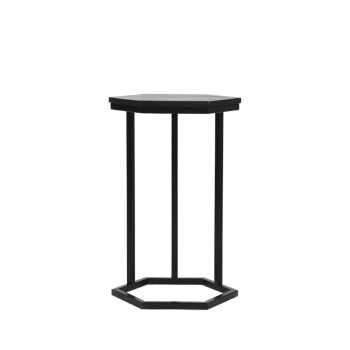 Bijzettafel Slide - Zwart -...