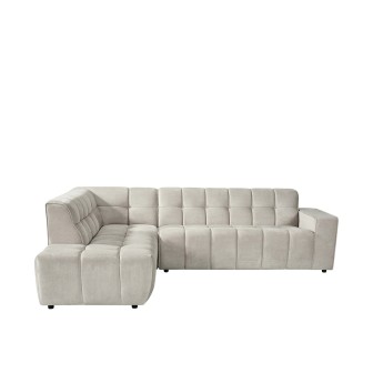 Hoekbank Valentino | Naturel | - Links Voorstaand