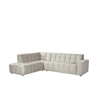 Hoekbank Valentino | Naturel | - Links Voorstaand