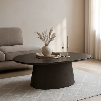 Eetkamertafel Novero | Espresso | Oval 120cm