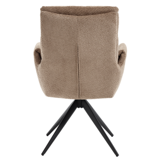Eetkamerstoel Varzo | Toro 45 Mocca | Draaipoot