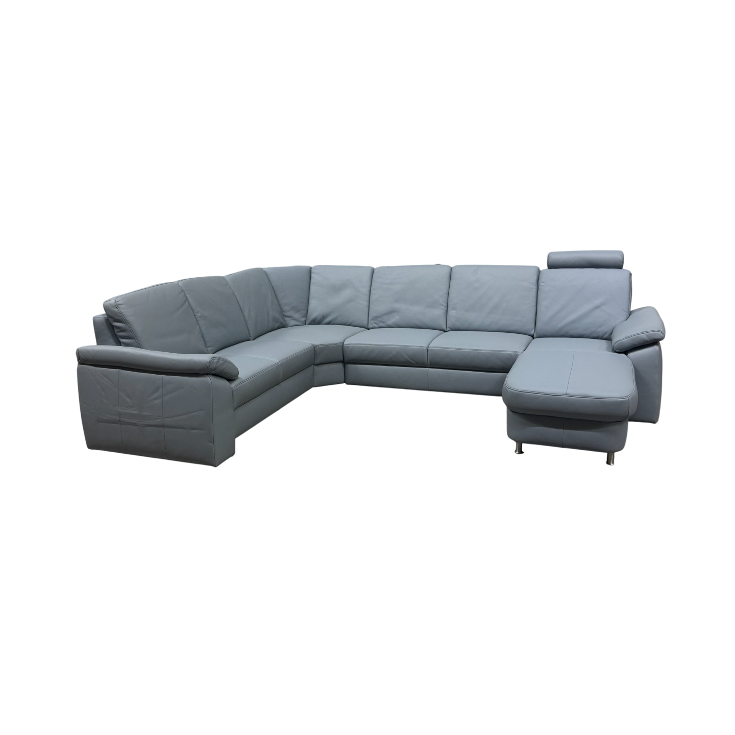 U-bank Renan | 2 zits + Hoek + 2,5 zits + Longchair | Leder