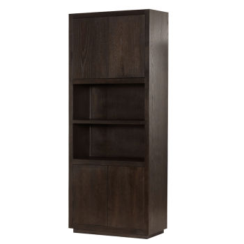 Opbergkast Mincio | 90 cm | 4 deurs |  Espresso