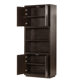 Opbergkast Mincio | 90 cm | 4 deurs |  Espresso