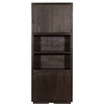 Opbergkast Mincio | 90 cm | 4 deurs |  Espresso