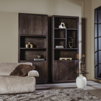 Opbergkast Mincio | 90 cm | 4 deurs |  Espresso