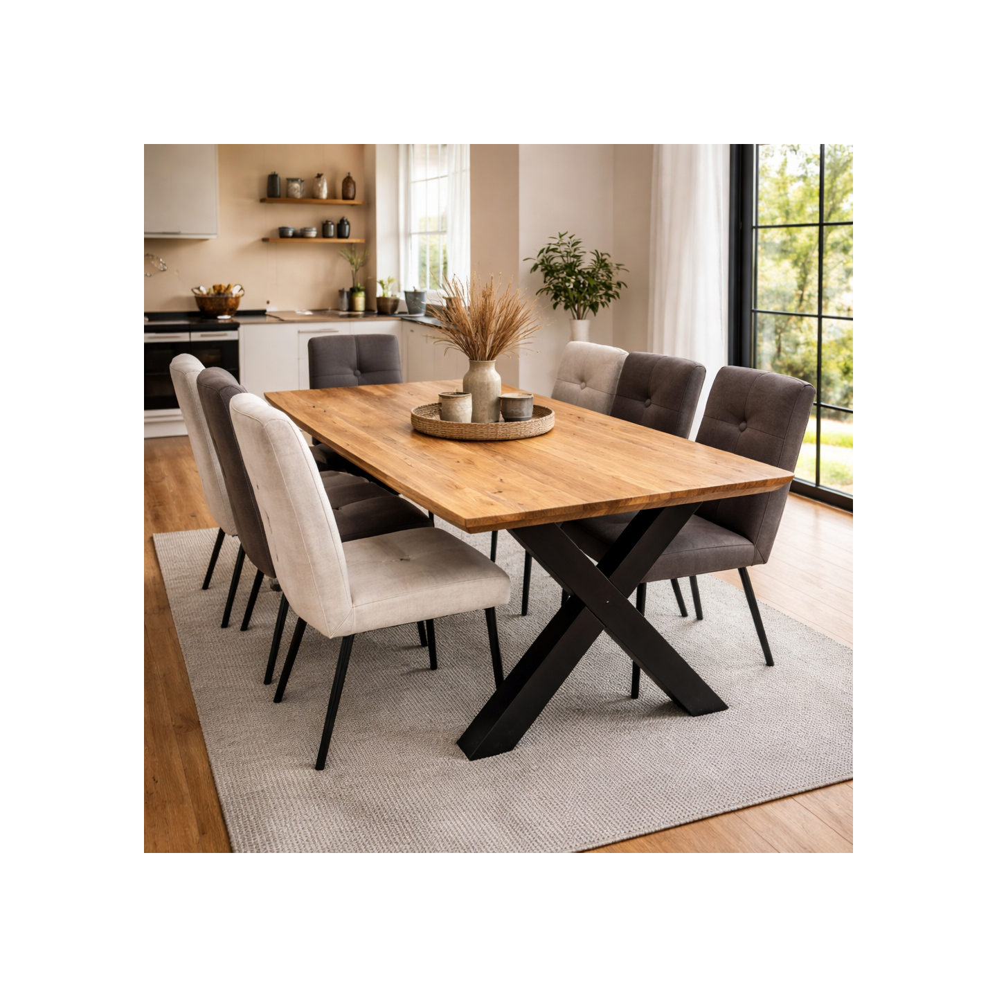 Eettafel Vitoria | Bruuts | 240 x 100 | X-Poten